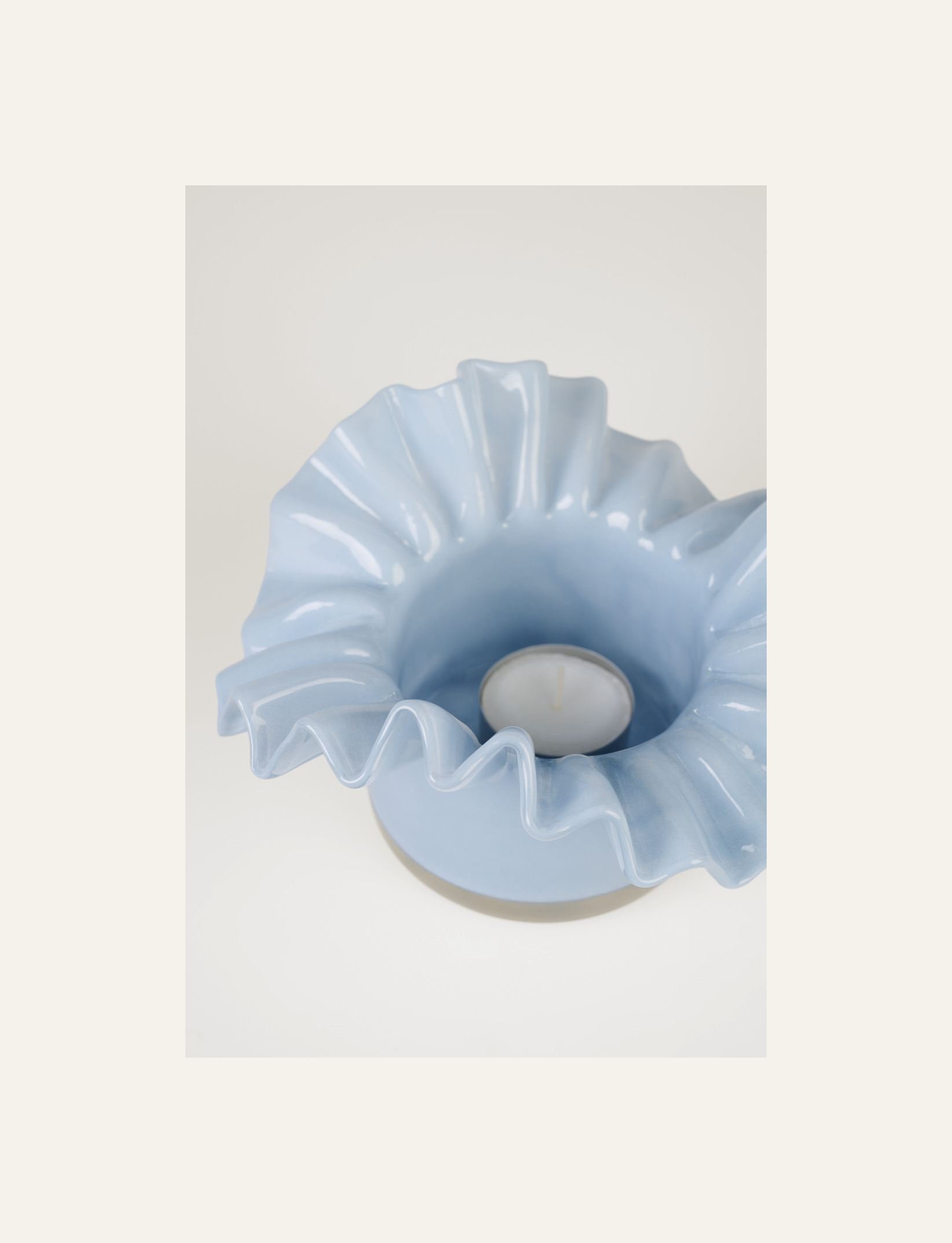 Telysholder lys blå - 2