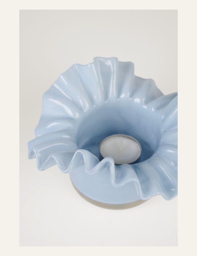 Telysholder lys blå - 2