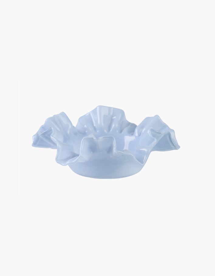 Telysholder lys blå - 19,5x19,5x6 cm lys blå - 1