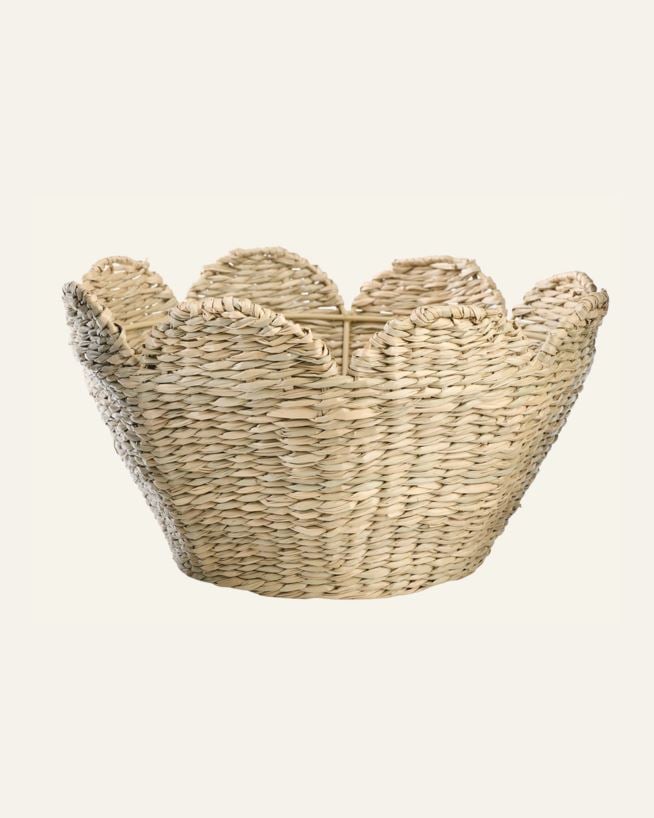 Kurv lys natur - 21x21x12 cm lys natur - 1