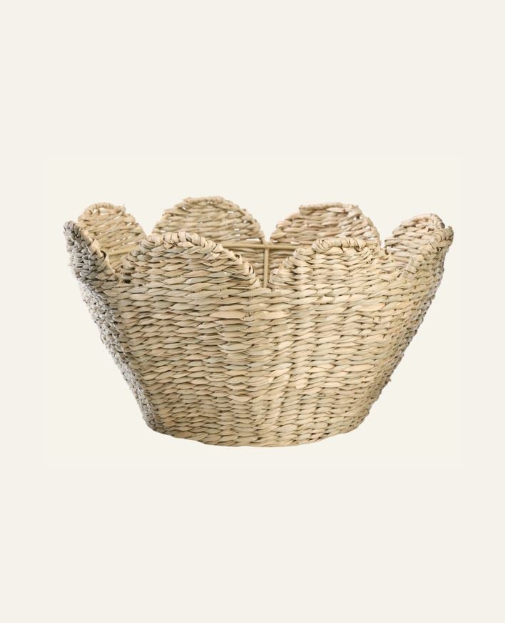 Kurv lys natur - 21x21x12 cm lys natur - 1