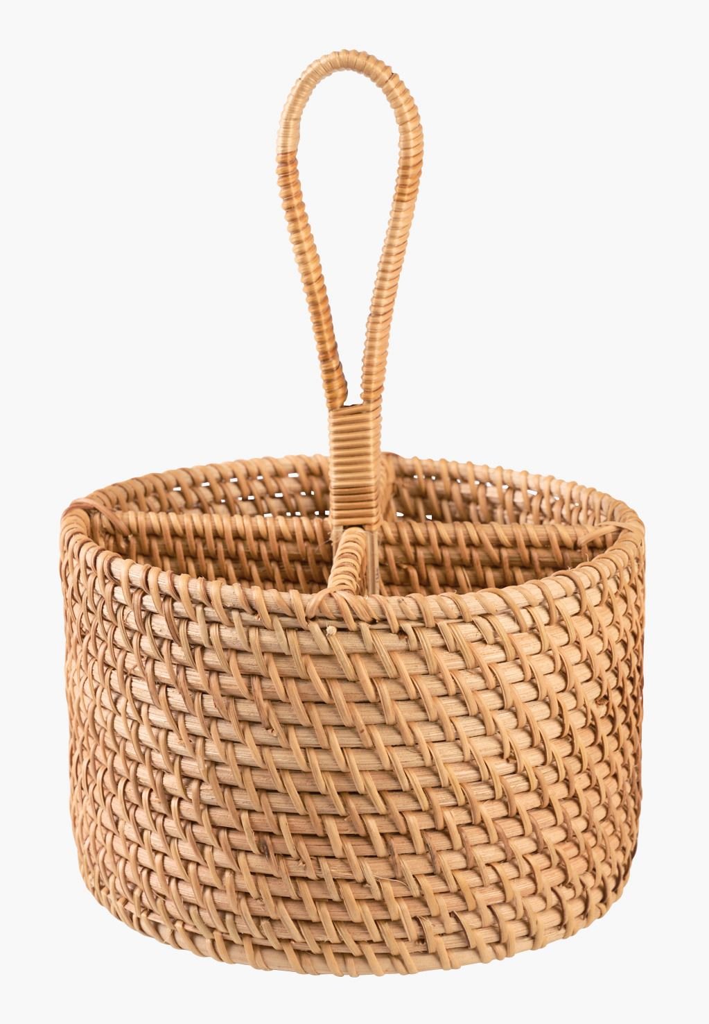 Bestikkurv natur - 19x19x28 cm natur - 1