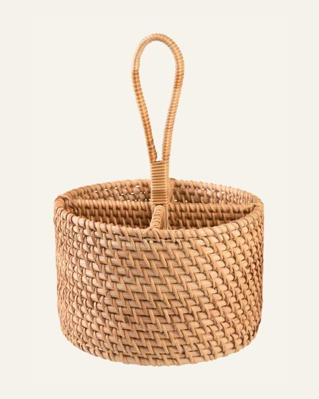 Bestikkurv natur - 19x19x28 cm natur - 1