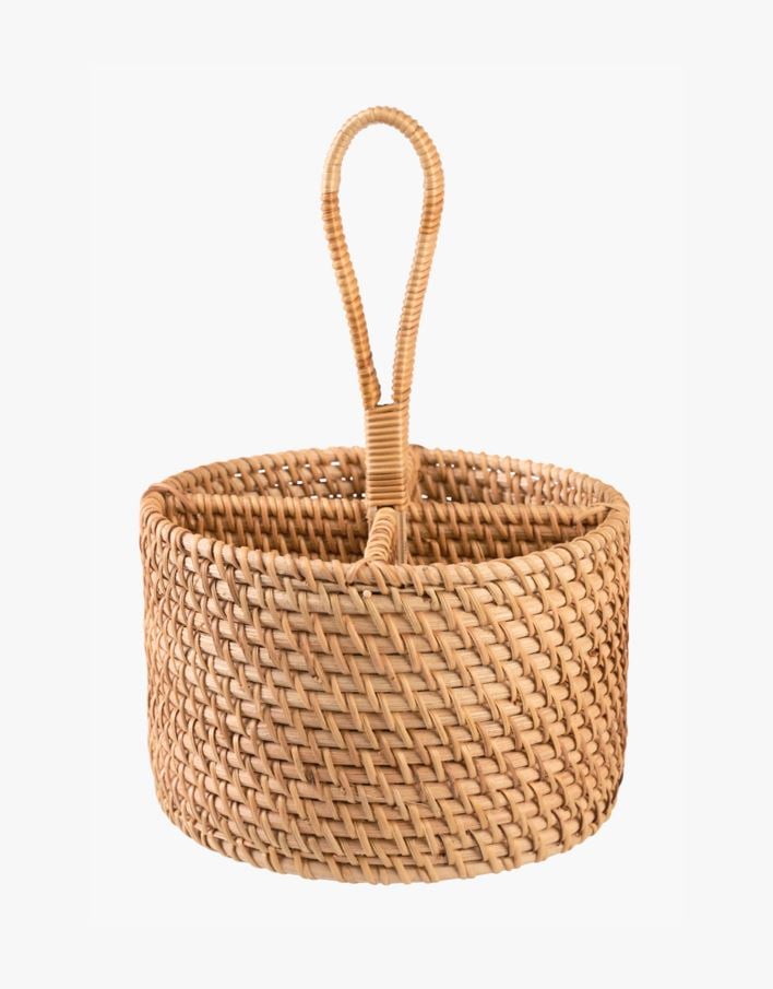 Bestikkurv natur - 19x19x28 cm natur - 1