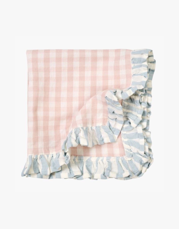 2pk tøyserviett lys rosa - 45x45 cm lys rosa - 1