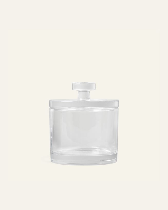 Glasskrukke m/lokk transparent - 7x7x13 cm transparent - 1