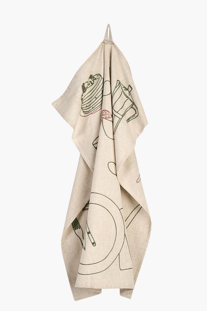 Kjøkkenhåndkle natur - 50x70 cm natur - 1