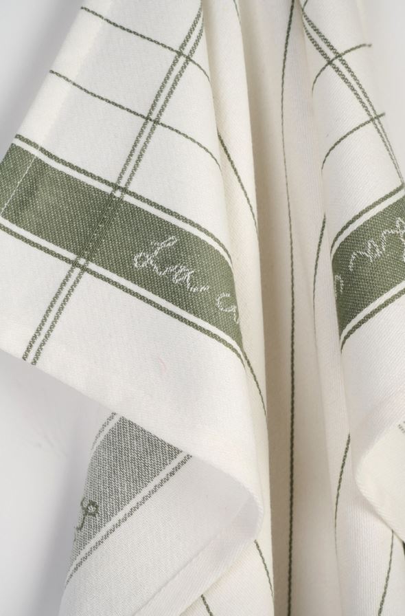 Kjøkkenhåndkle grønn - 3