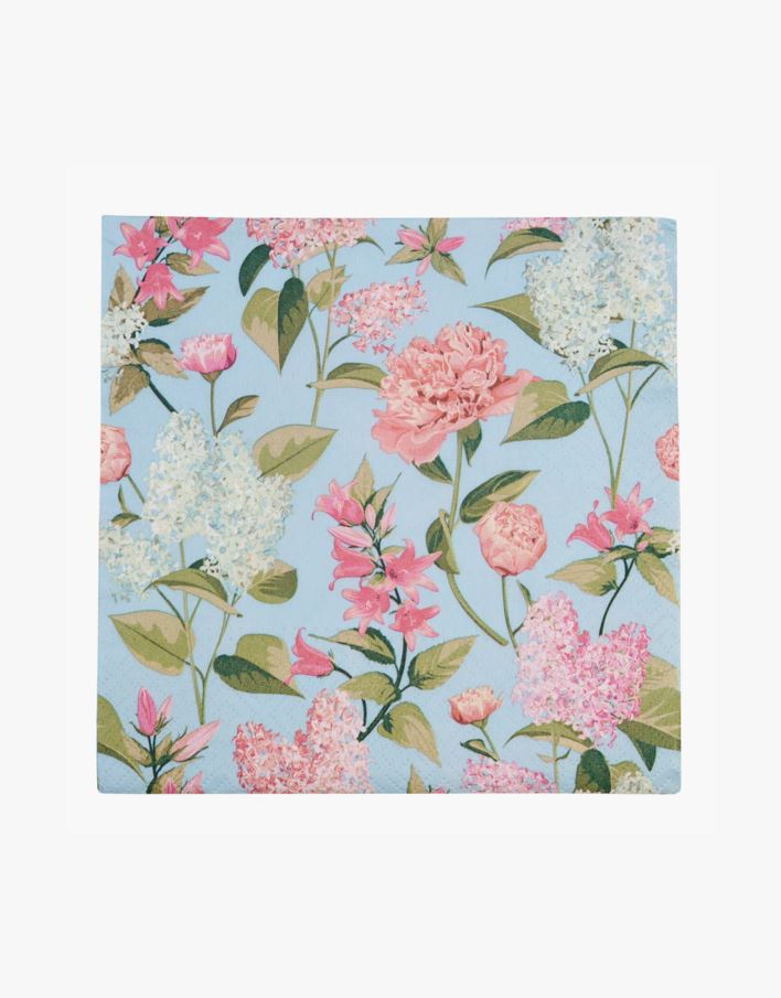 Papirservietter multi rosa - 33x33 cm multi rosa - 1