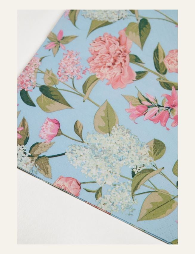 Papirservietter multi rosa - 2