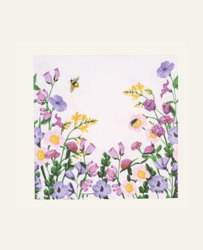 Papirservietter multi hvit - 33x33 cm multi hvit - 1