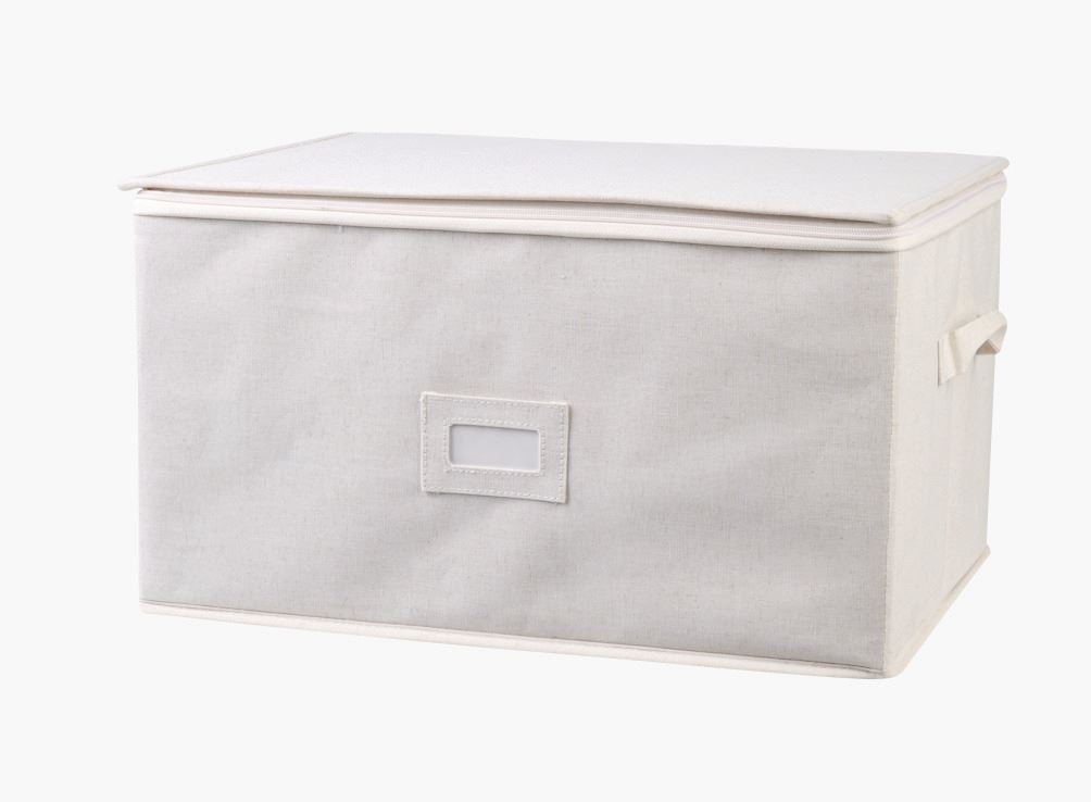 Oppbevaringsboks lys natur - 46x35x26 cm lys natur - 1