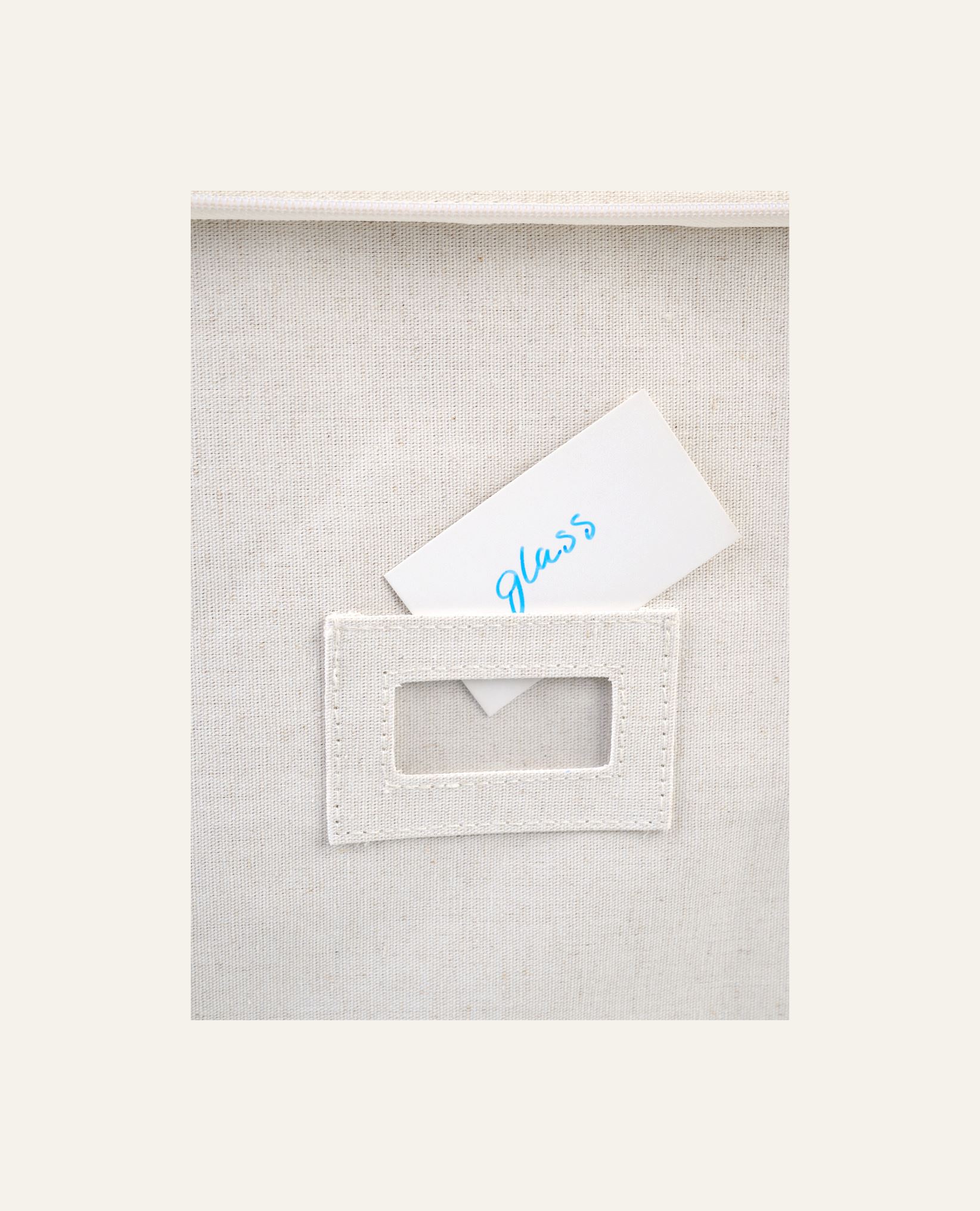 Oppbevaringsboks lys natur - 4