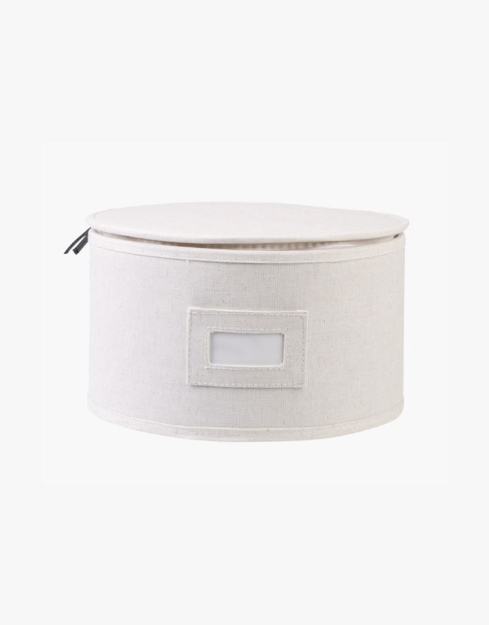 Oppbevaringsboks lys natur - ø18,5x14 cm lys natur - 1