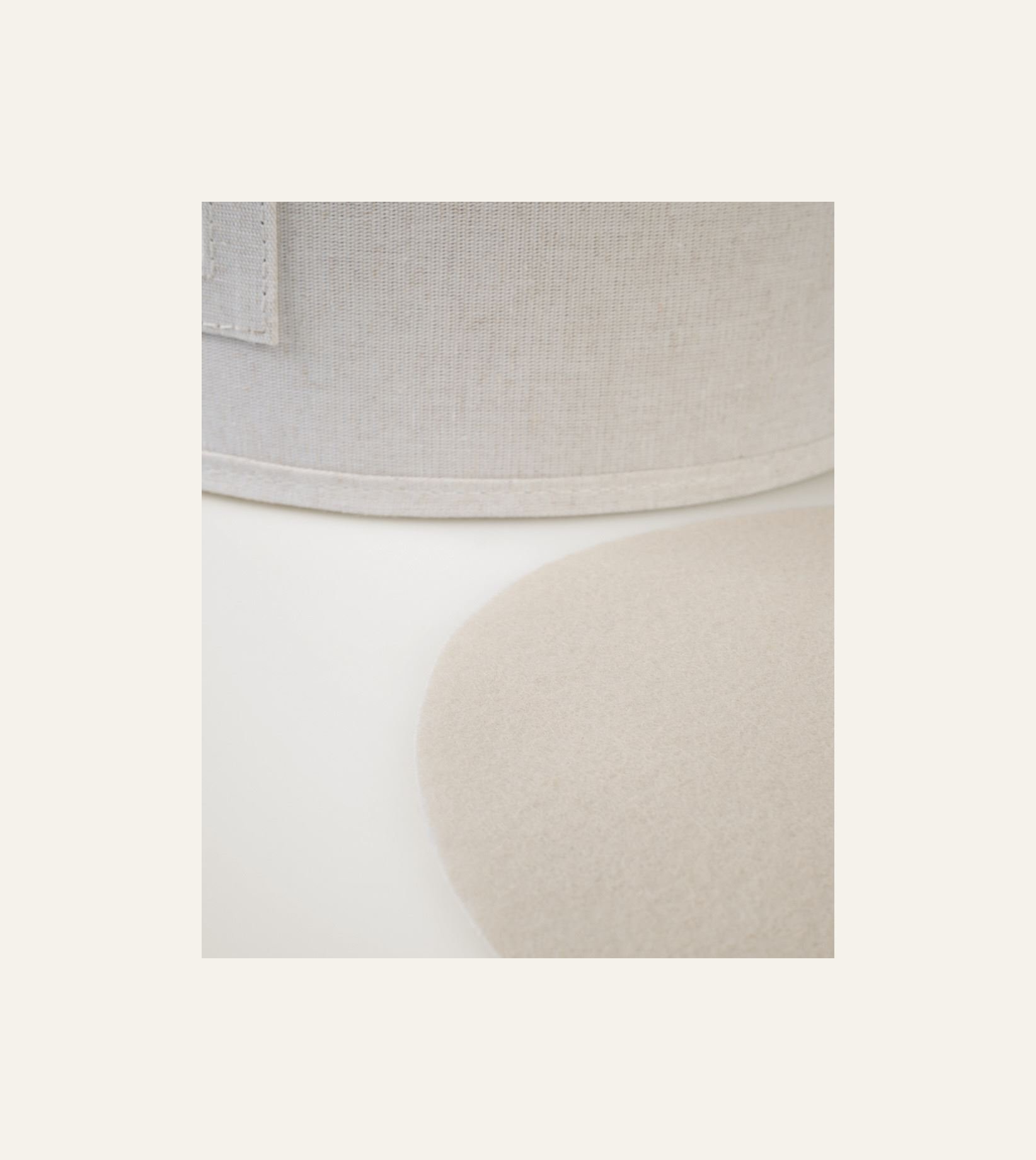 Oppbevaringsboks lys natur - 5