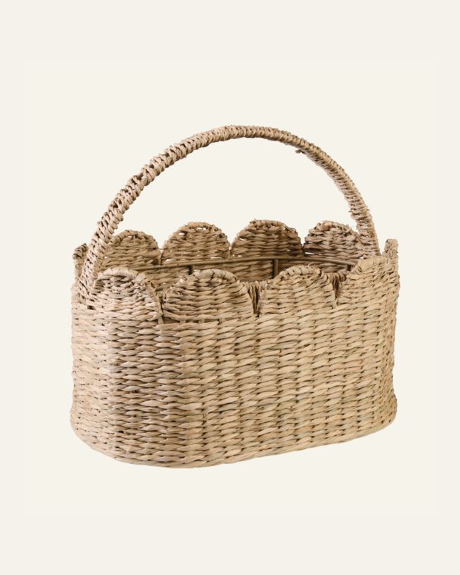 Kurv lys natur - 31x21x27 cm lys natur - 1