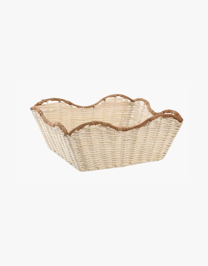 Kurv lys natur - 26x20x10,5 cm lys natur - 1