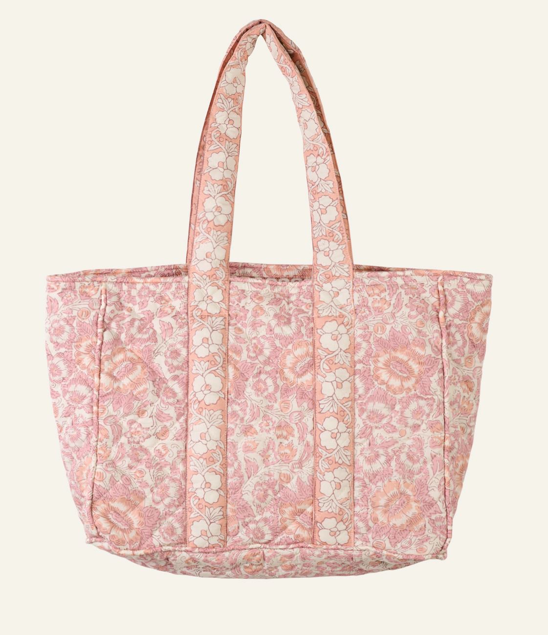 Liten tote bag multi rosa - 30x40 cm multi rosa - 1