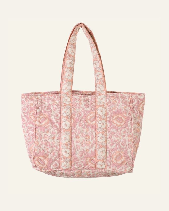 Liten tote bag multi rosa - 30x40 cm multi rosa - 1