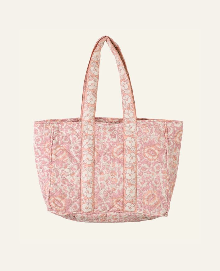 Liten tote bag multi rosa - 30x40 cm multi rosa - 1