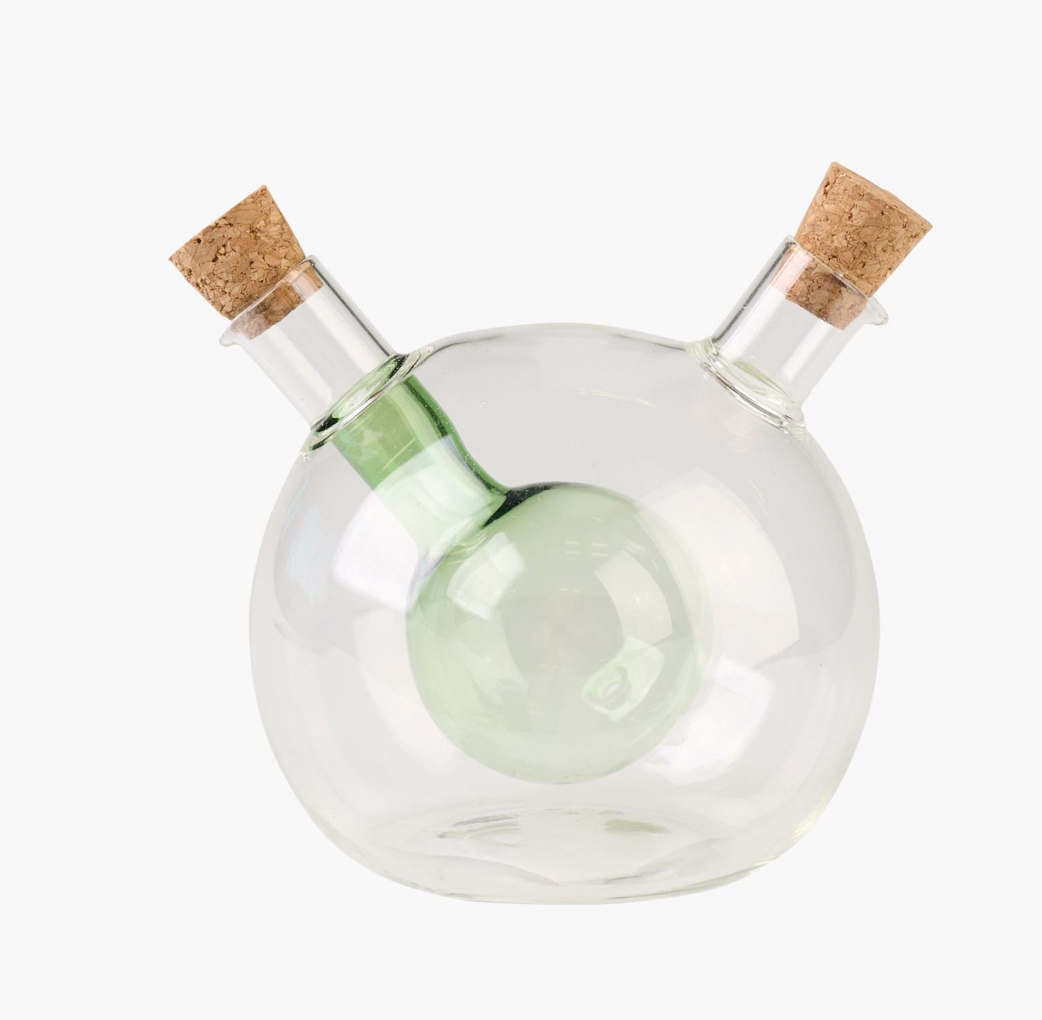 Olje+eddik flaske grønn - 370ml/60ml grønn - 1