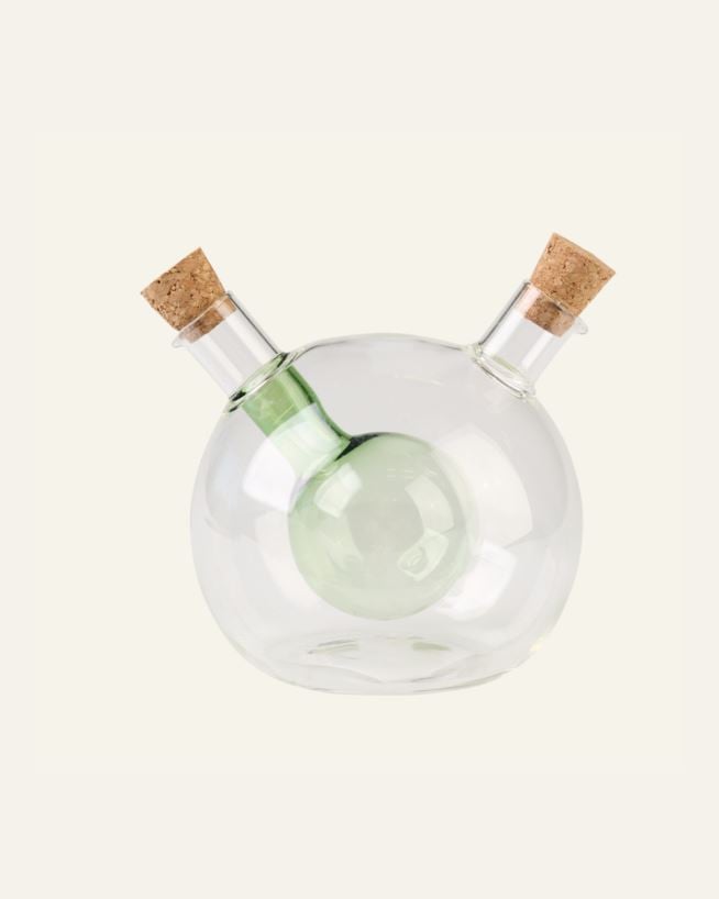 Olje+eddik flaske grønn - 370ml/60ml grønn - 1