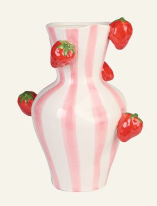 Kid Strawberry Vase Multi Rosa 27x20,5x15 cm