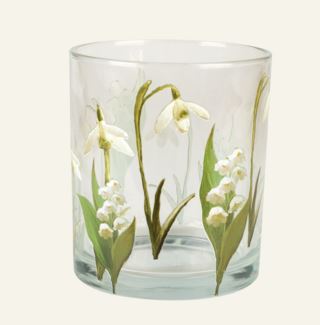 Kid Springflowers Telysholder Hvit 8,8x8,8x10 cm