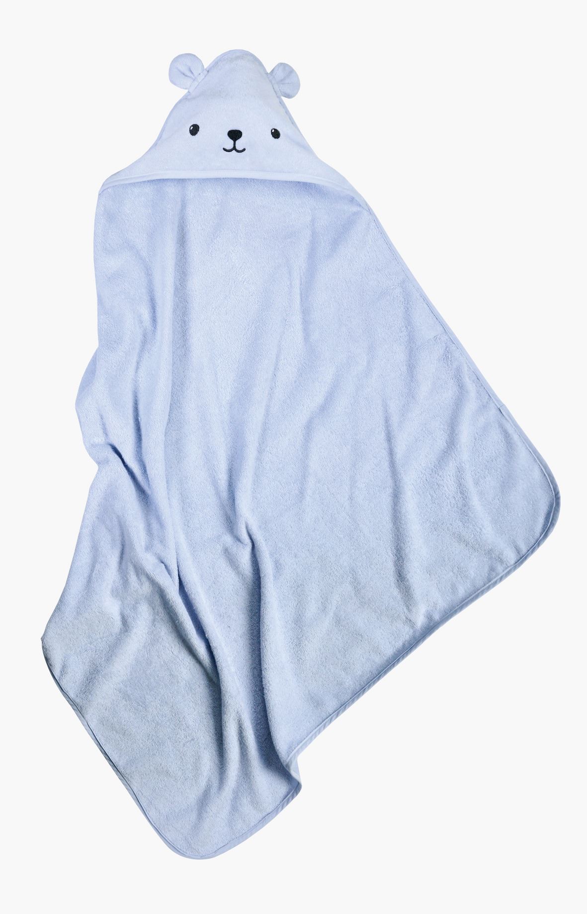 Hettehåndkle lys blå - 80x80 cm lys blå - 1