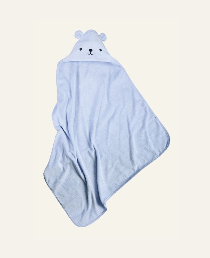 Hettehåndkle lys blå - 80x80 cm lys blå - 1