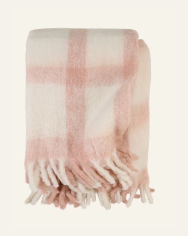 Pledd multi rosa - 130x170 cm multi rosa - 1