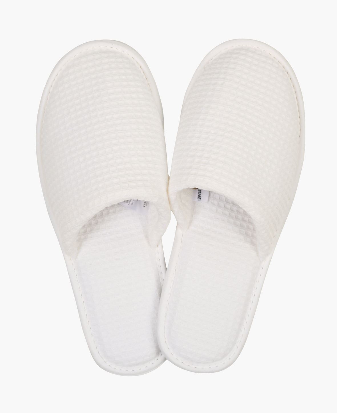 Tøfler hvit - 36 hvit - 1