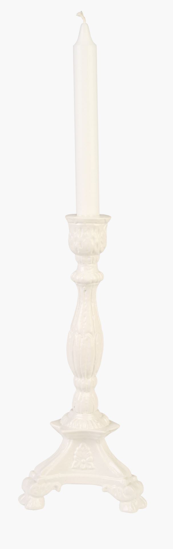 Lysestake hvit - 29x12,5x10,5 cm hvit - 1