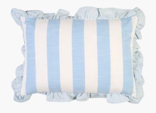 Kid Stina Stripe Pyntepute Lys Blå 35x50 cm