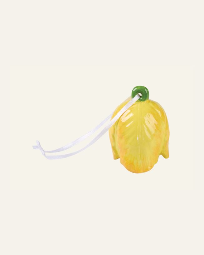 Dekorasjon lys gul - 5,4x5,3x7 cm lys gul - 1