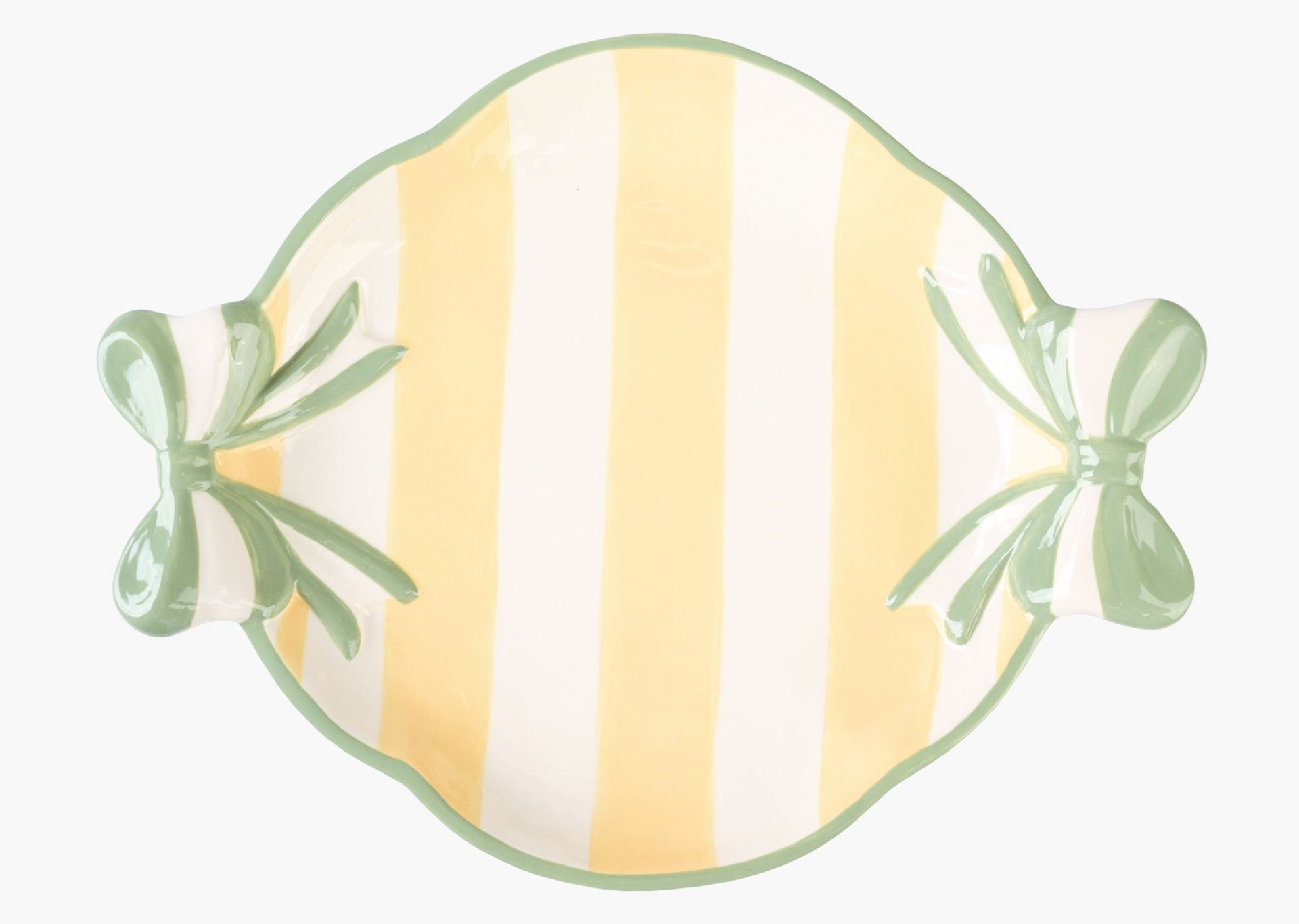 Tallerken gul - 27x21 cm gul - 1