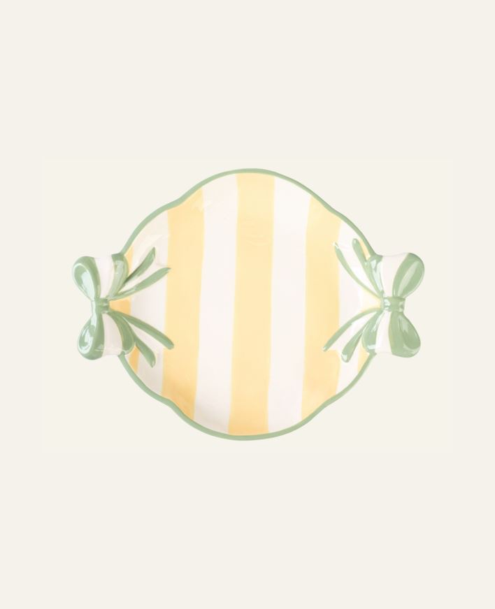 Tallerken gul - 27x21 cm gul - 1