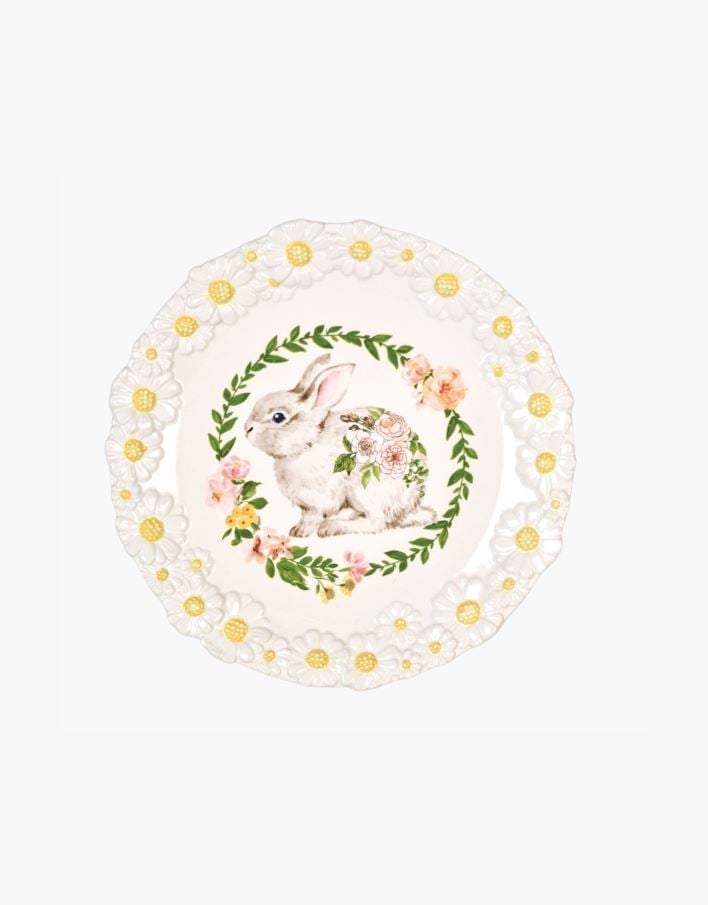 Tallerken hvit - 21x21 cm hvit - 1