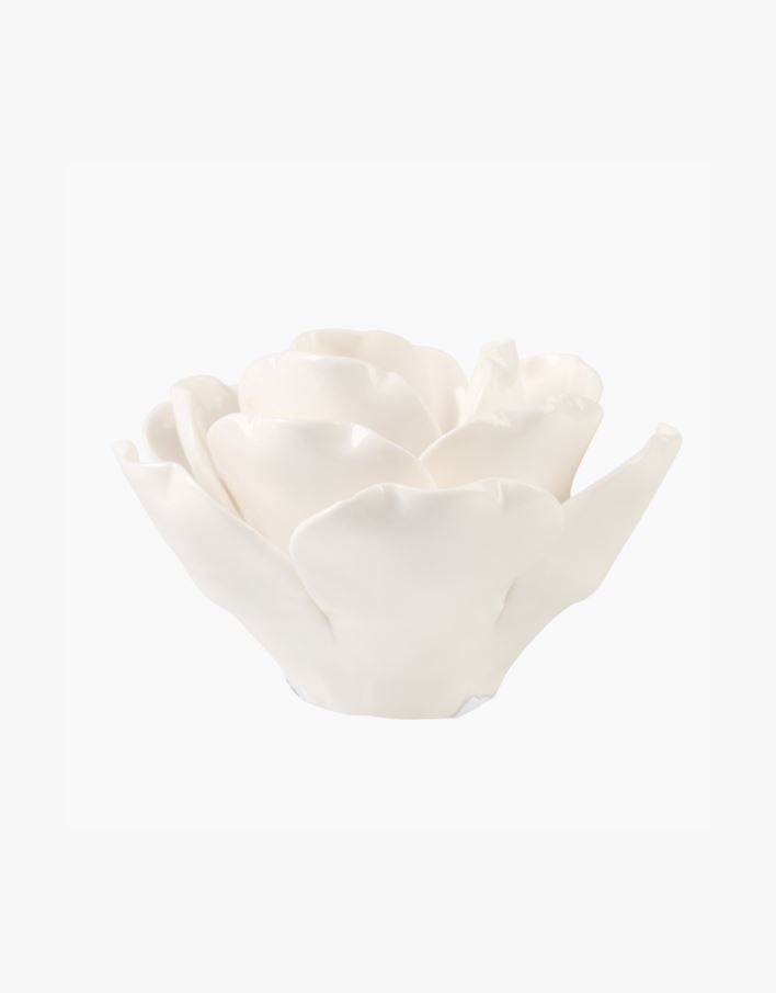 Telysholder hvit - 11x11x7,8 cm hvit - 1