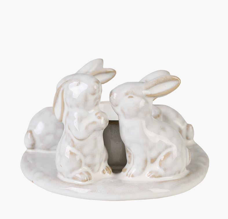 Telysholder hvit - 2