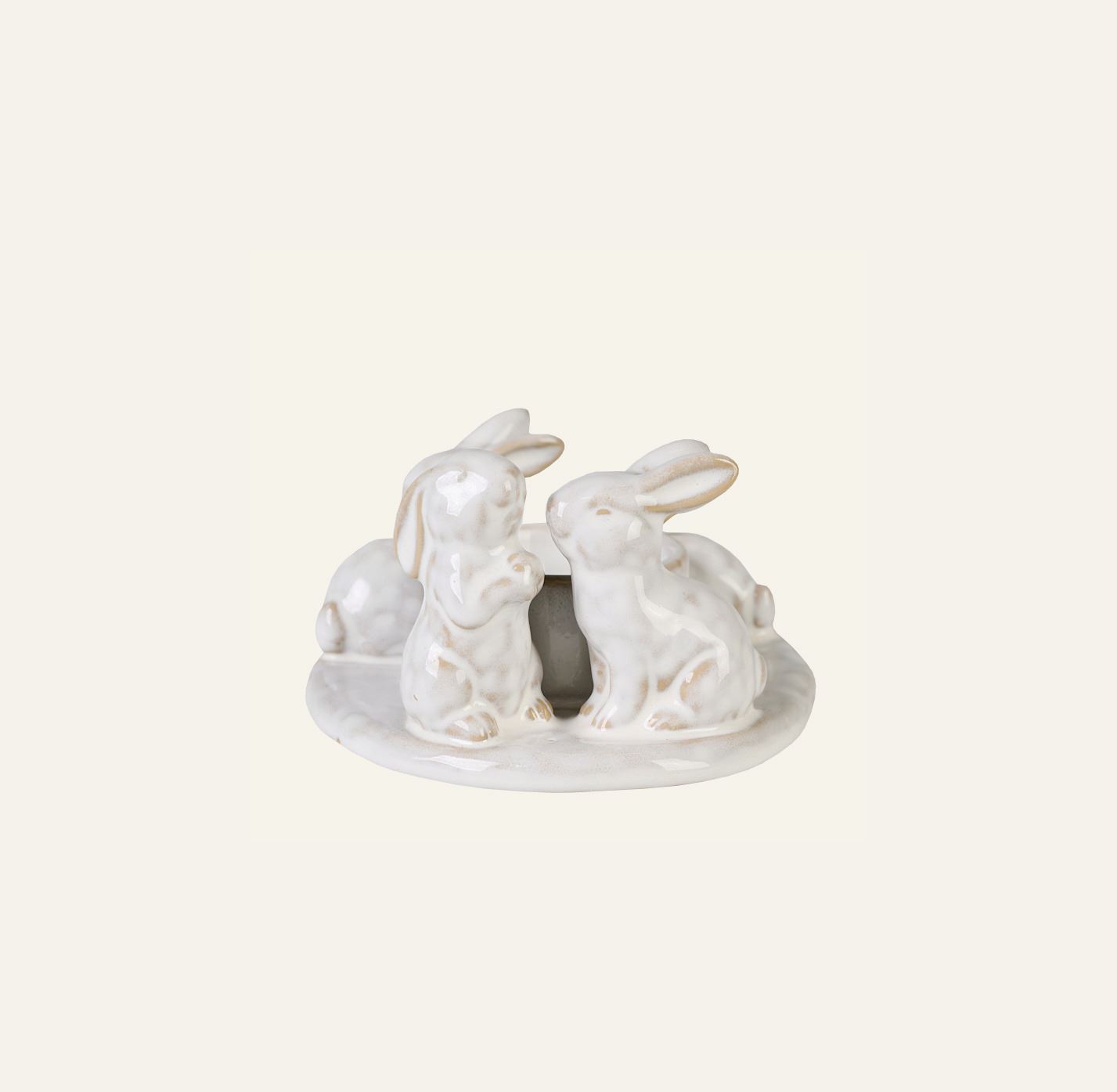 Telysholder hvit - 2