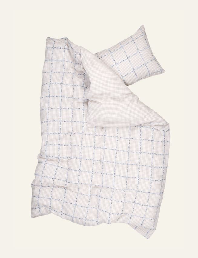 Krepp sengesett multi beige - 3