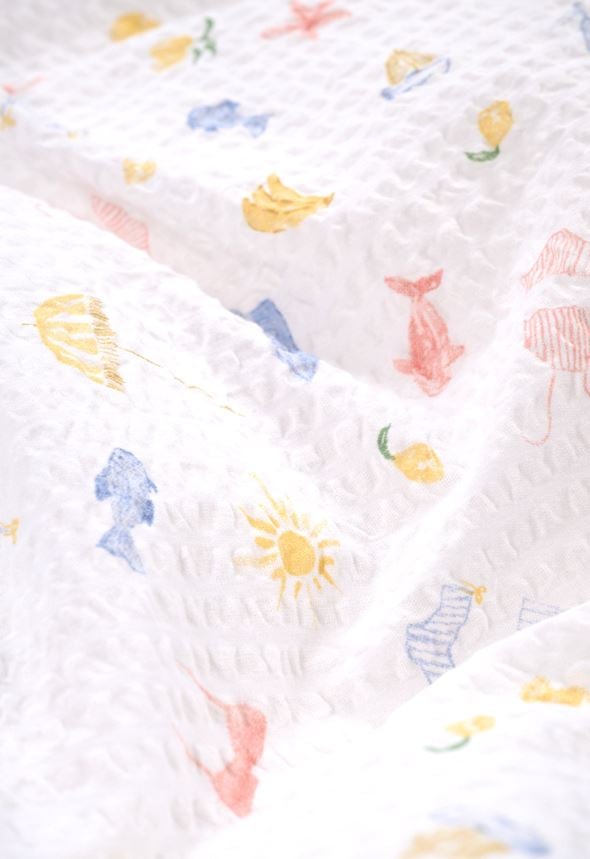 Krepp sengesett multi - 5