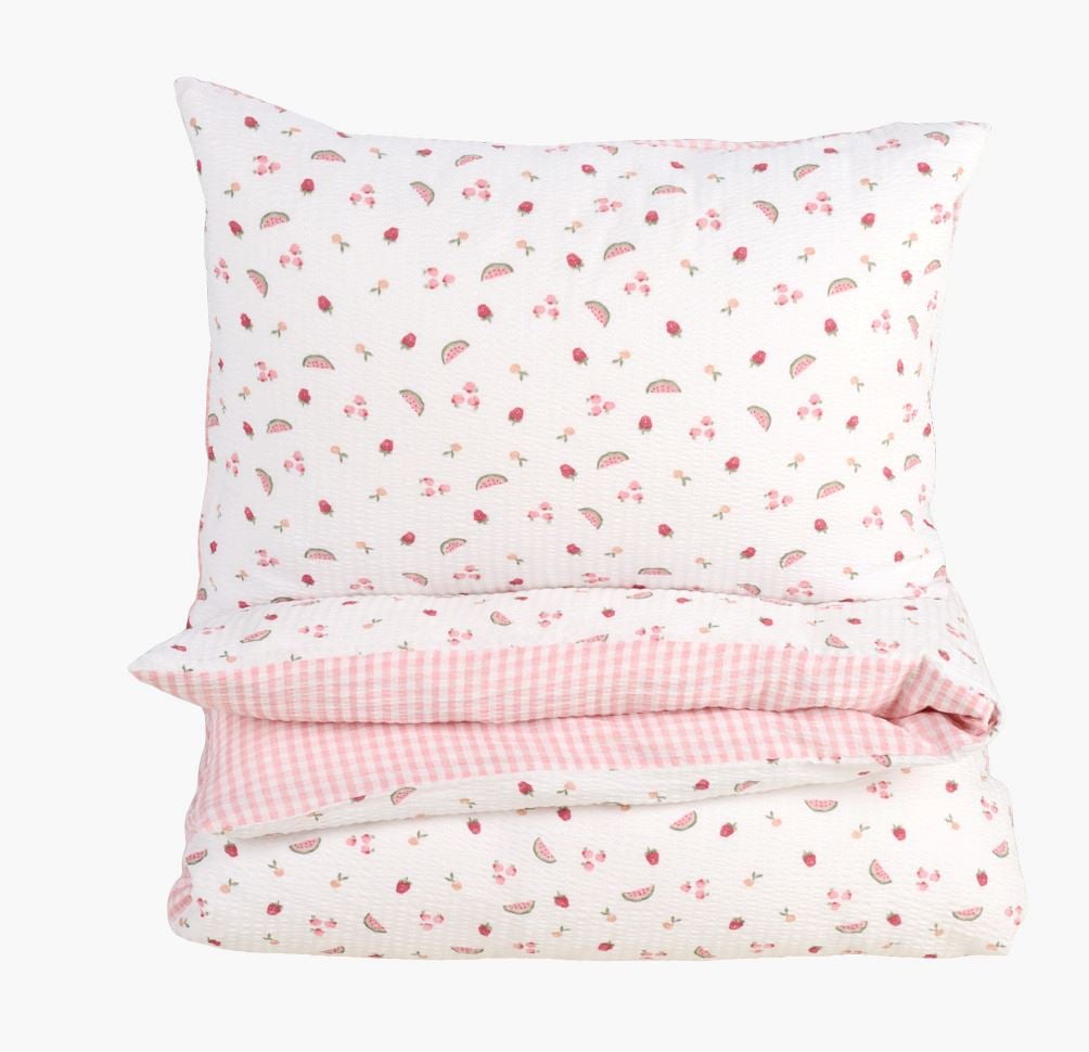 Krepp sengesett multi - 140x200 cm/50x70 cm multi - 1