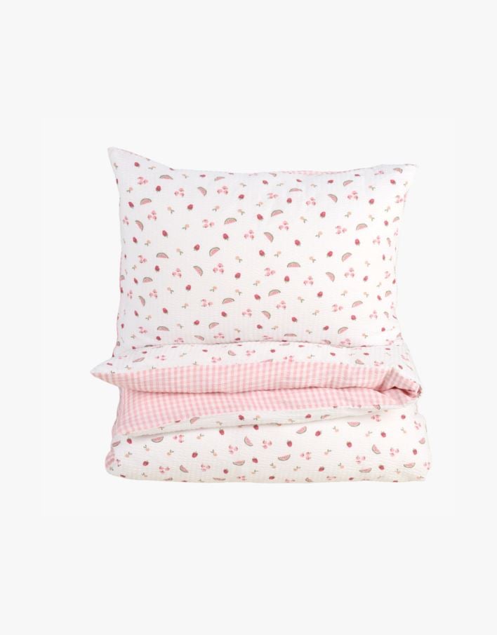 Krepp sengesett multi - 140x200 cm/50x70 cm multi - 1