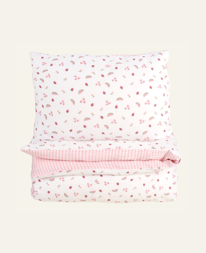 Krepp sengesett multi - 140x220 cm/50x70 cm multi - 1