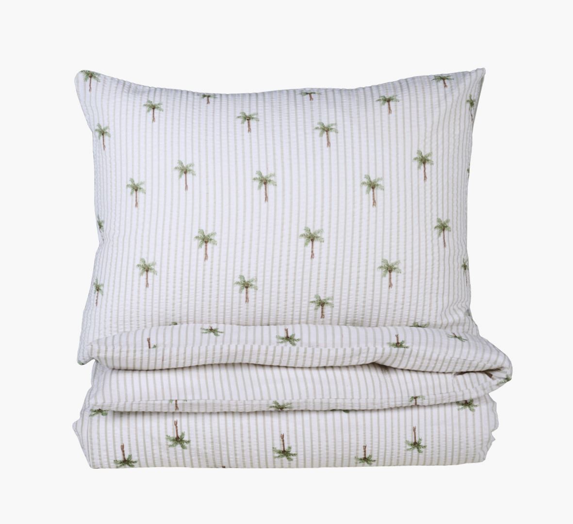 Krepp sengesett multi - 140x200+50x70 cm multi - 1