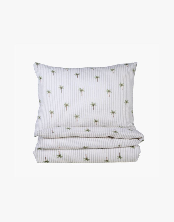 Krepp sengesett multi - 140x200+50x70 cm multi - 1