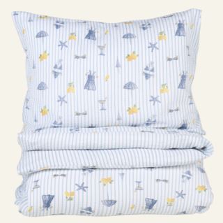 Kid Citronella Krepp Sengesett Multi 140x220 cm/50x70 cm