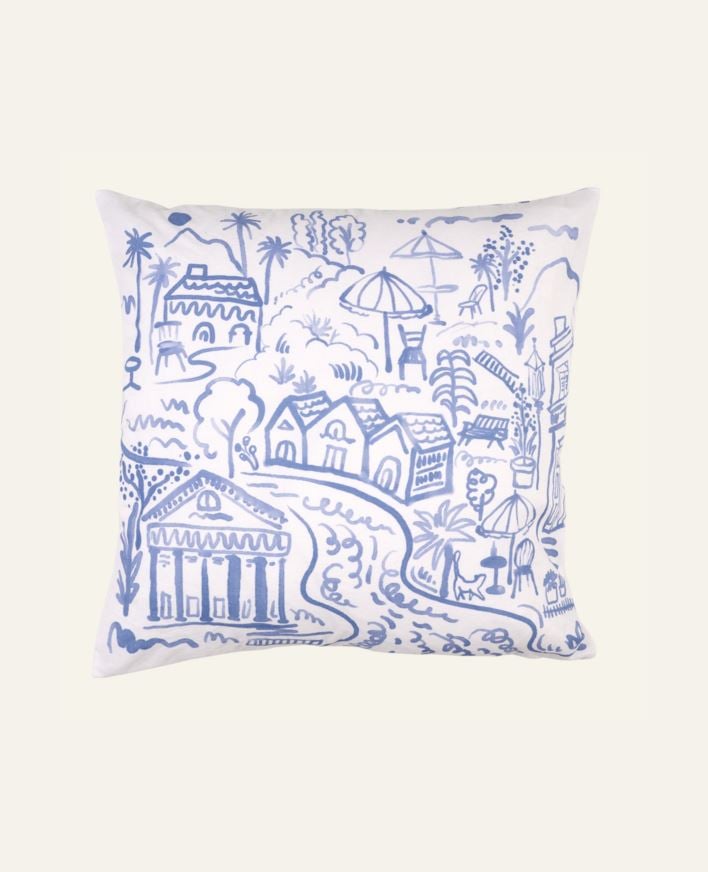 Pynteputetrekk multi blå - 50x50 cm multi blå - 1